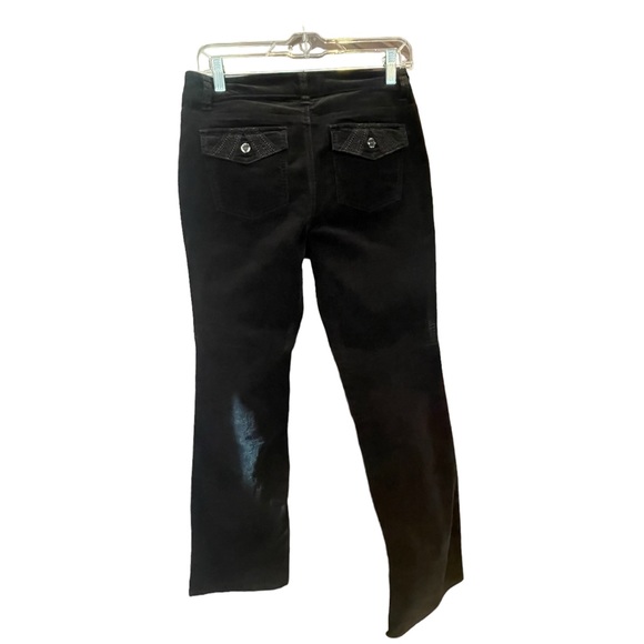 WHBM Size 4 R. Straight Leg Black Corduroy (Jean/Denim Fit) VERSATILE!!! - Picture 3 of 12